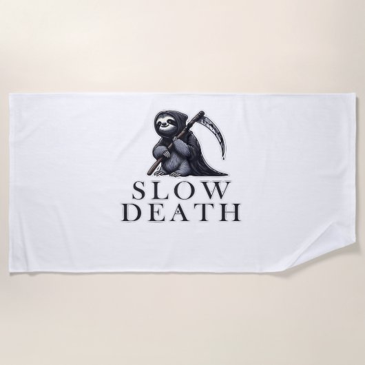 T-Shirt Slow Death Essential Strandtuch (Vorderseite)