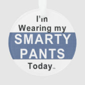 T-SHIRT Smarty Pants Ornament (Rückseite)