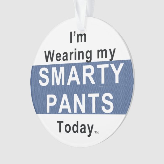 T-SHIRT Smarty Pants Ornament (Vorderseite)