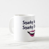 T-SHIRT Snarky Kaffeetasse (Vorderseite Links)