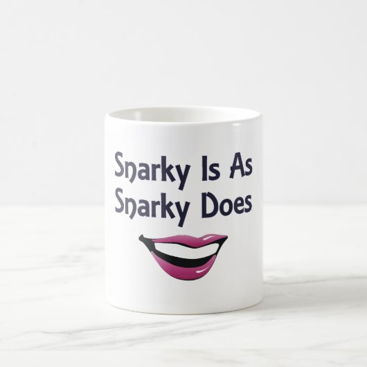 T-SHIRT Snarky Kaffeetasse (Mittel)
