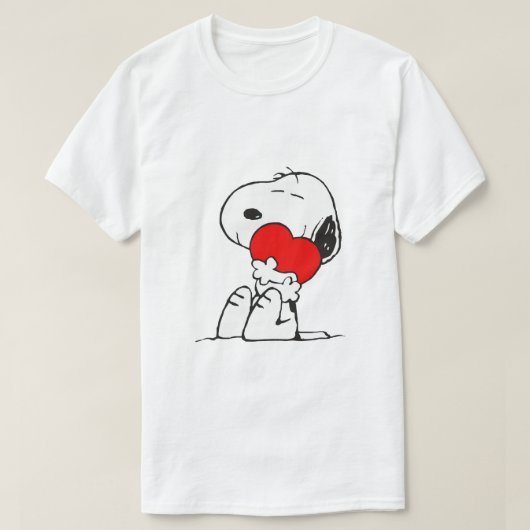T - Shirt Snoopy Herz Liebe (Design vorne)