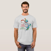 T-Shirt - Snowboarding-WeihnachtsSchneemann (Vorne ganz)
