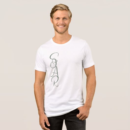 T-Shirt Soar Tri-Blend Shirt (Vorderseite voll)