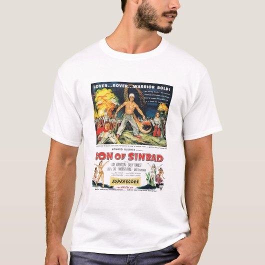 T - Shirt - Sohn von Sinbad Film ANZEIGE - 1950 (Vorderseite)