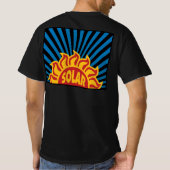 T - Shirt "Solar Power Alternative Energy Environm (Rückseite)