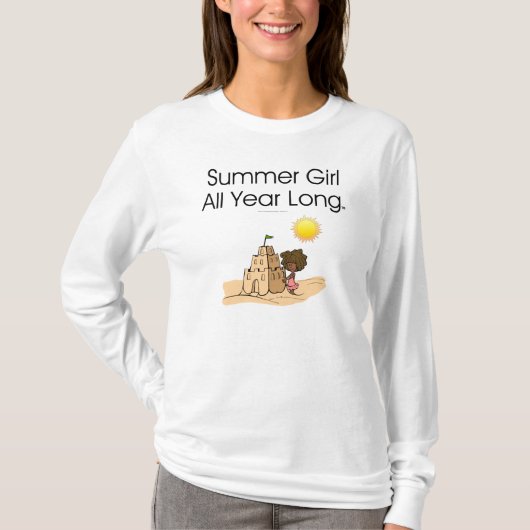 T-SHIRT Sommer-Mädchen (Vorderseite)