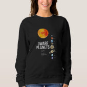T - Shirt-Sonnensystem Sweatshirt (Vorderseite)