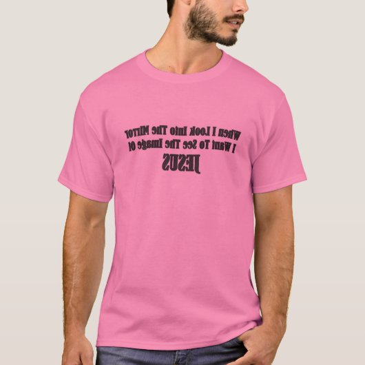T - Shirt (Spiegelreflexion) (Vorderseite)