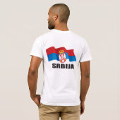 T - Shirt - Srbija (Schwarz voll)
