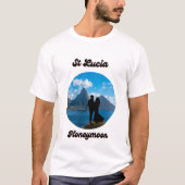 T - Shirt St Lucia Honeymoon (Vorderseite)