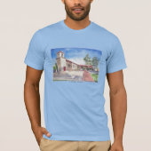 T - Shirt St. Luke's Of the Mountains Watercolor-B (Vorderseite)