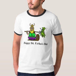 T - Shirt St. Urho mit erstochener Heuschrecke