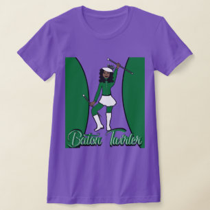 T-Shirt Stabhochspringerin / Grün