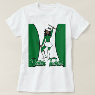 T-Shirt Stabhochspringerin / Grün