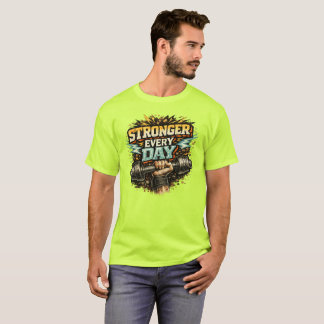 T-Shirt 'Stärker jeden Tag'