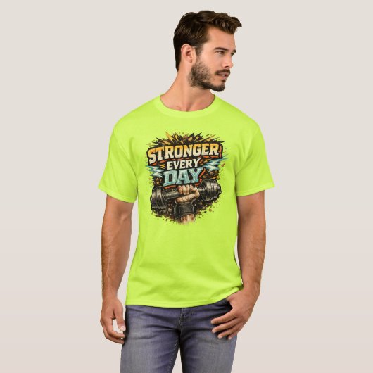 T-Shirt 'Stärker jeden Tag' (Vorne ganz)