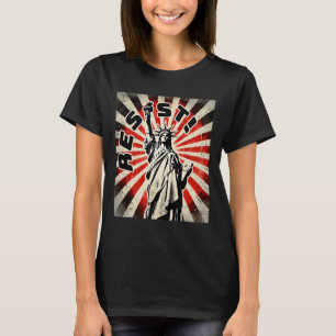 T-Shirt-Statue der Freiheit Resist Aktivismus befr T-Shirt