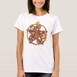 T - Shirt Steampunk Pentagramm