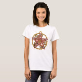 T - Shirt Steampunk Pentagramm (Vorne ganz)