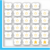 T-Shirt-Sticker - Board Game Player Aufkleber (Vorderseite)