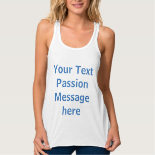 T - Shirt-Stile SCHÜTZEN TEXT ERSETZEN oder FOTO h Tank Top
