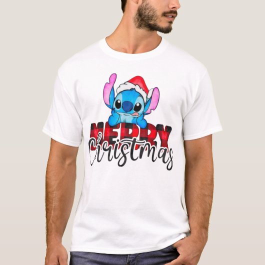 T-Shirt stitch png meery christmas (Vorderseite)