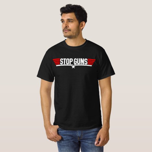 T - Shirt "STOP GUNS" (Vorne ganz)