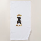 T-Shirt Strandtuch (Vorderseite)