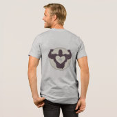 T-Shirt "Strong Silhouette" bleibe Tri-Blend Shirt (Rückseite voll)