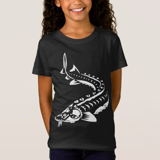 T - SHIRT - STURGEON FISH - LAKE STURGEON GERICHTS (Vorderseite)