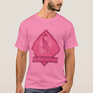 T - Shirt - Stützbrustkrebs-Forschung