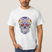 T - Shirt Sugar Skull Art (Vorderseite)