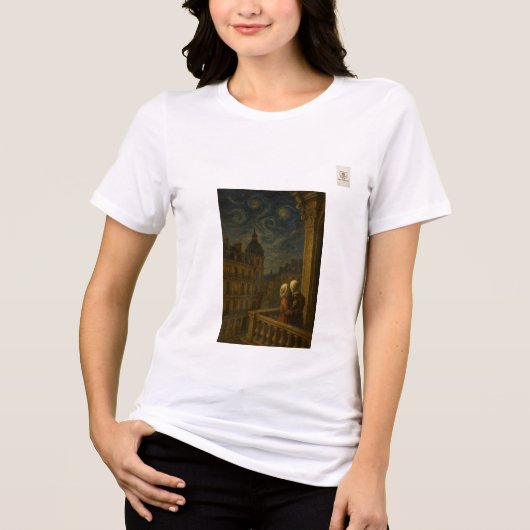 T-Shirt sunset - Hangogh Tri-Blend Shirt (Vorderseite)
