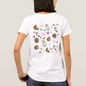 T-Shirt | Sunset Park Cats | Doodles | Cats  (Rückseite)