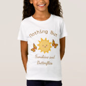 T - Shirt "Sunshine and Butterflies" (Vorderseite)