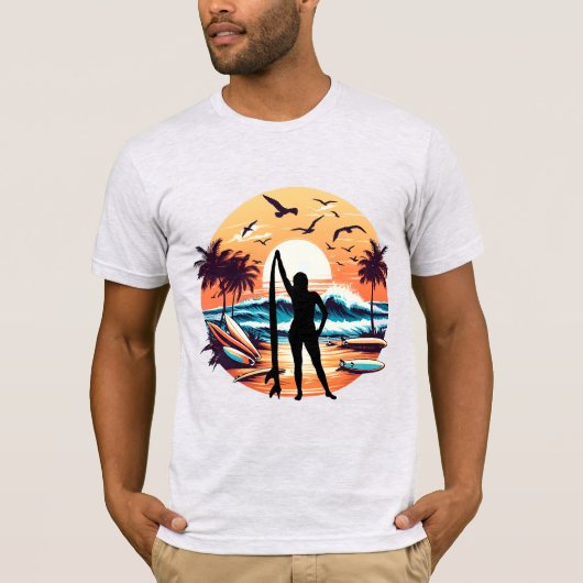 T-Shirt-Surf T-Shirt (Vorderseite)