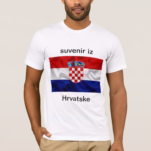 T - Shirt suvenir iz Hrvatske (Vorderseite)