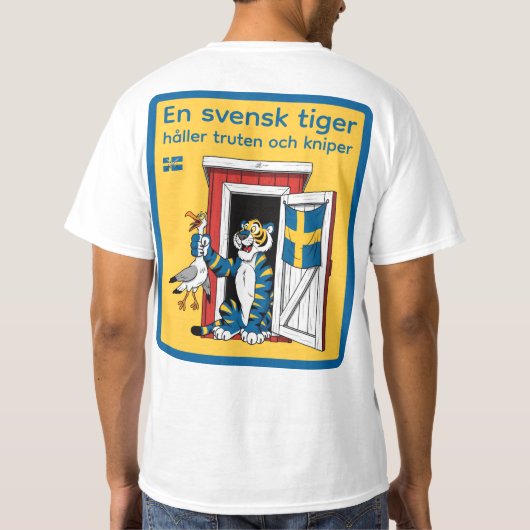 T-shirt — Svensk tiger (Rückseite)