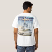 T-shirt — Sverige fosterland (Schwarz voll)