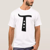 T-SHIRT T — DAS PERFEKTE T (Vorderseite)
