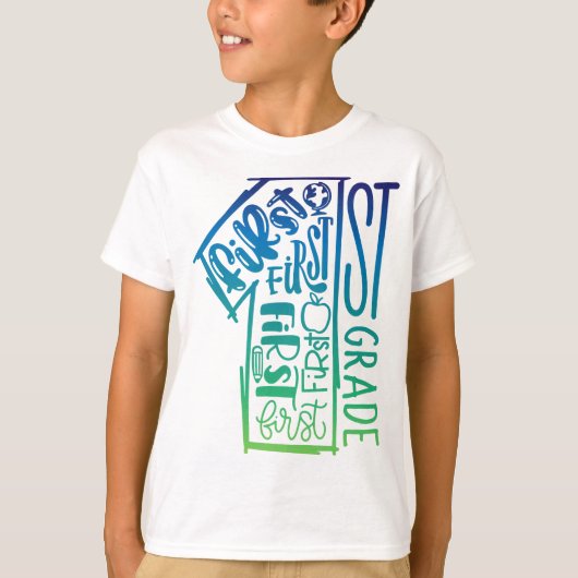 T - Shirt, T - Shirt der 1. Klasse (Vorderseite)