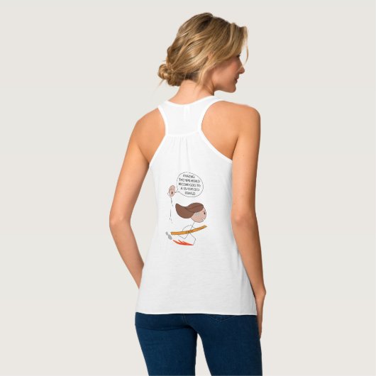 T-Shirt Tank Top (Rückseite Vollansicht)
