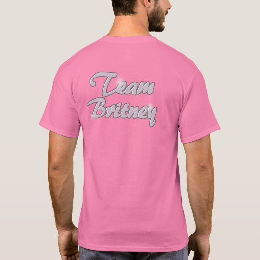 T - Shirt Team Britney (Rückseite)