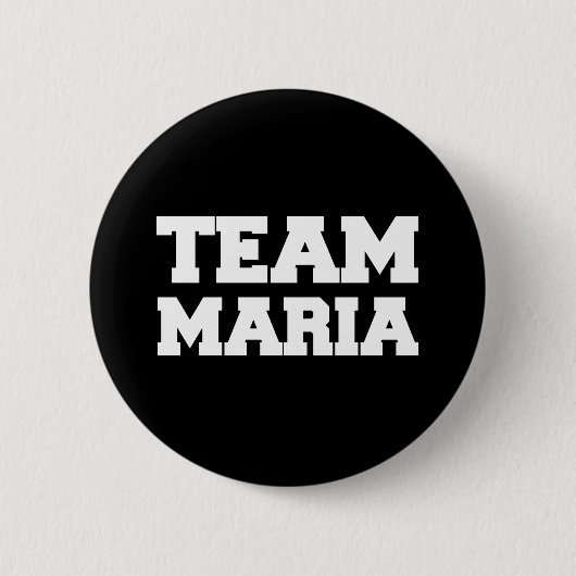 T - Shirt "Team Maria" Button (Vorderseite)