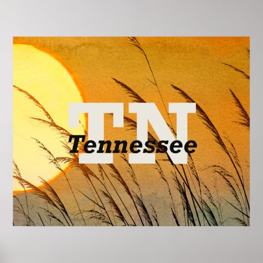 T-SHIRT Tennessee Poster (Vorne)