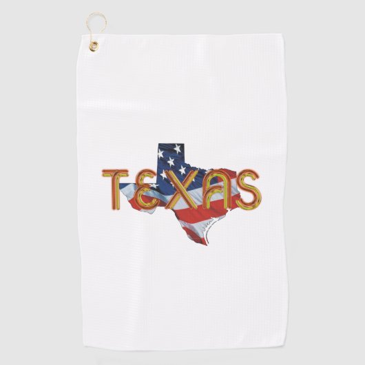 T-SHIRT Texas Golfhandtuch (Vorderseite)