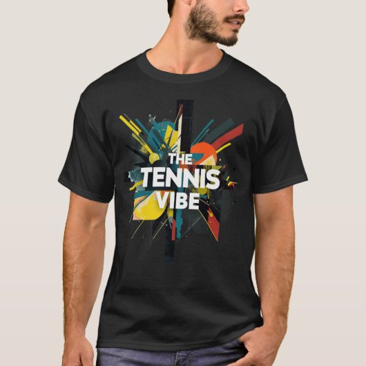 T-Shirt The Tennis Vibe (Vorderseite)