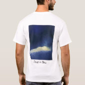 T - Shirt tief im Blau (Rückseite)