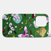 T-Shirt Time Girly Golf Case-Mate iPhone Hülle (Rückseite (Horizontal))